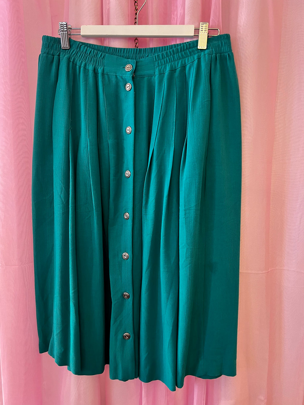 Vintage Teal Skirt