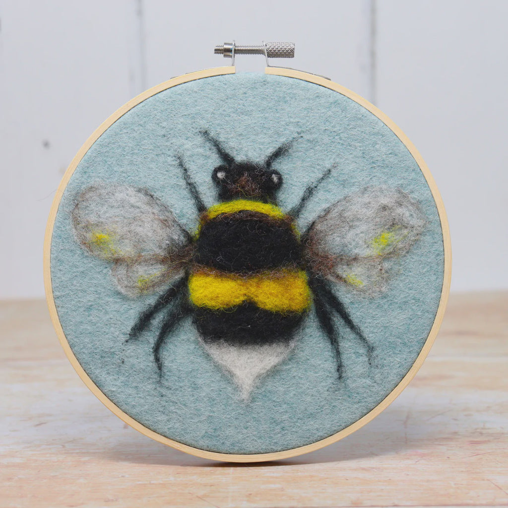 Bee in a Hoop Needle Felt Kit