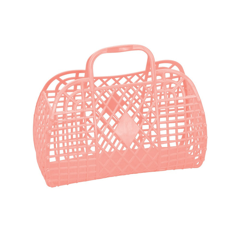 Retro Basket Bubblegum Pink Large