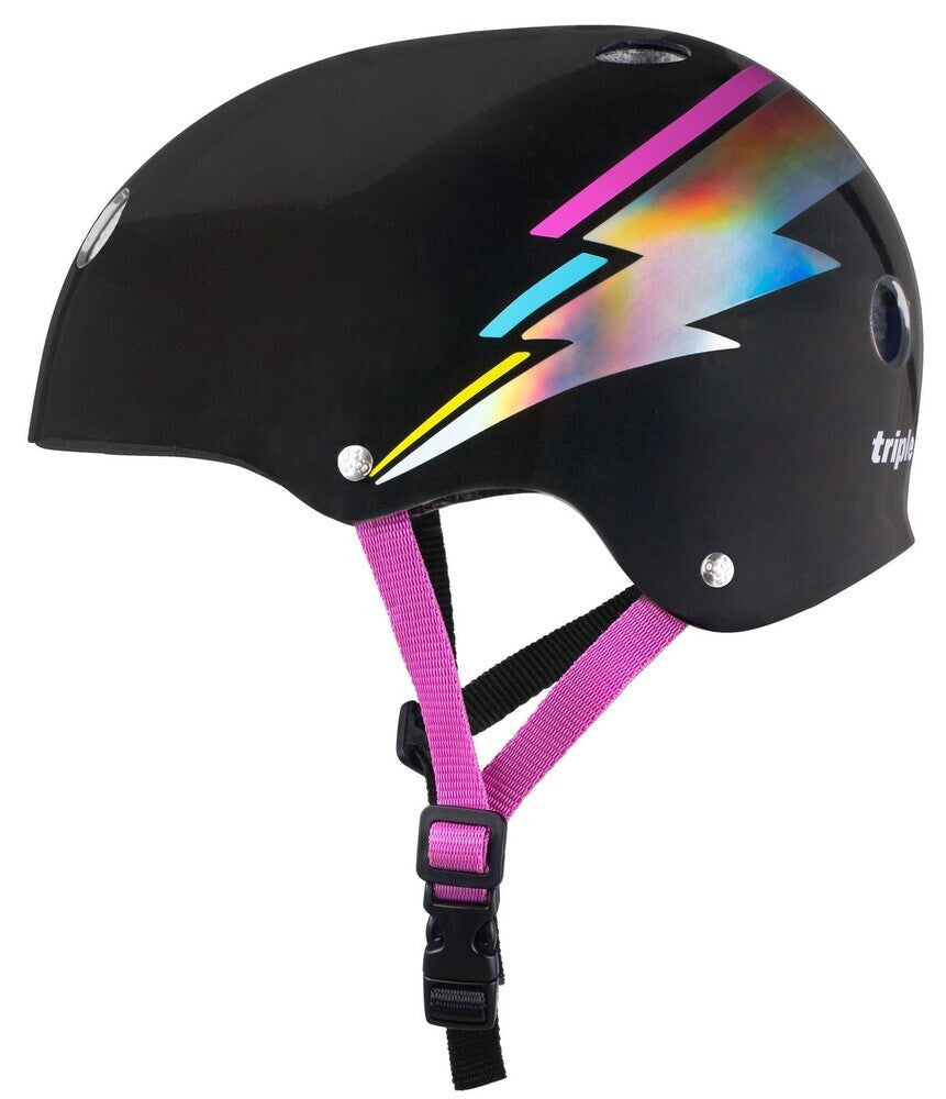 Triple8 Helmet Hologram Black Lg/XL