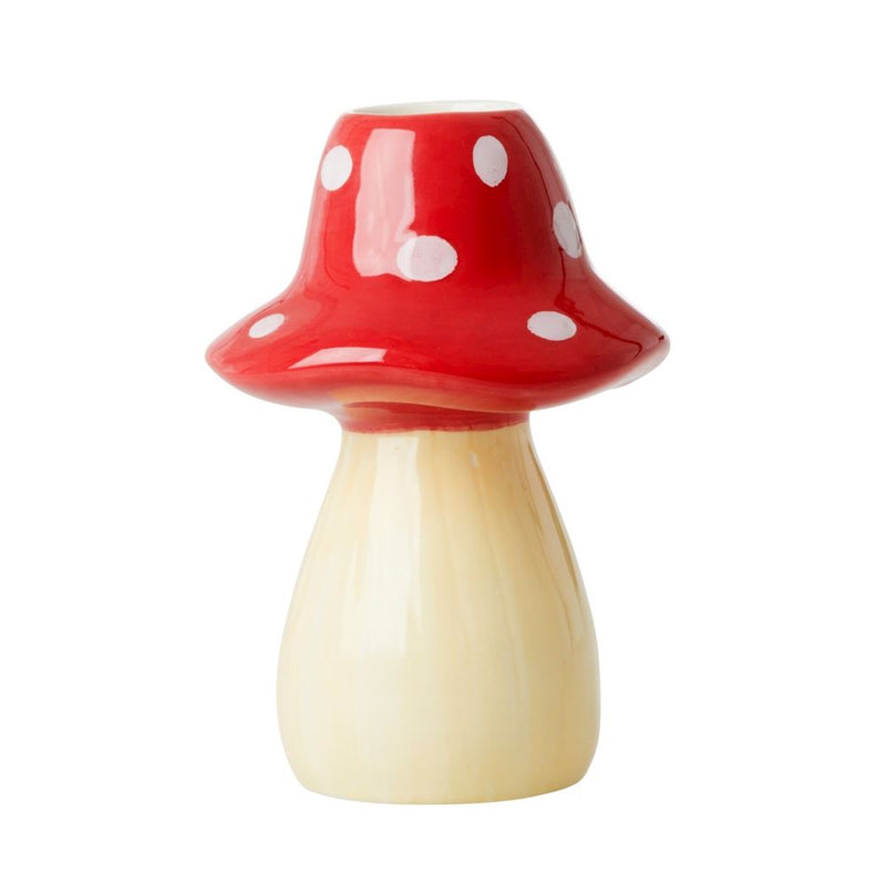 Ceramic Candle Holder Mushroom Tall