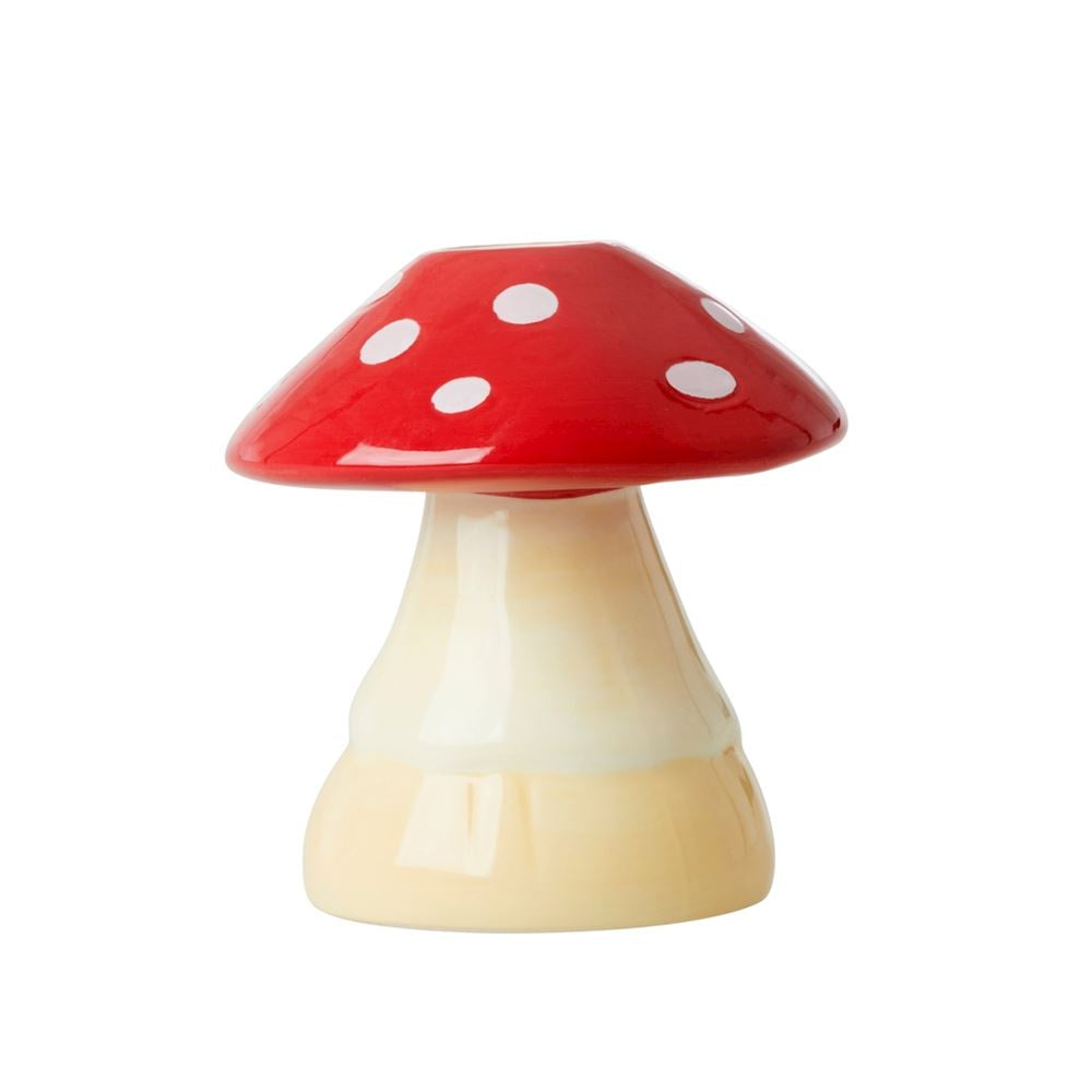 Ceramic Candle Holder Mushroom Wide