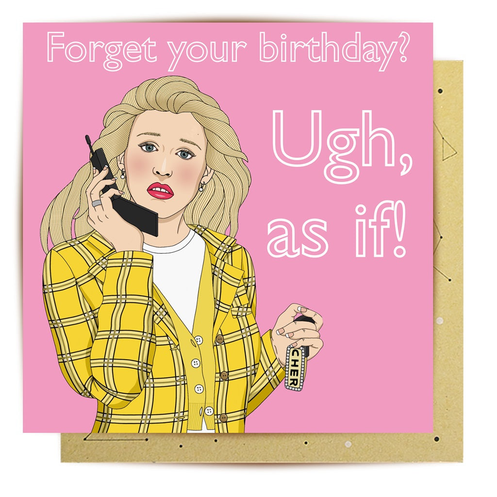 Card-Clueless Birthday