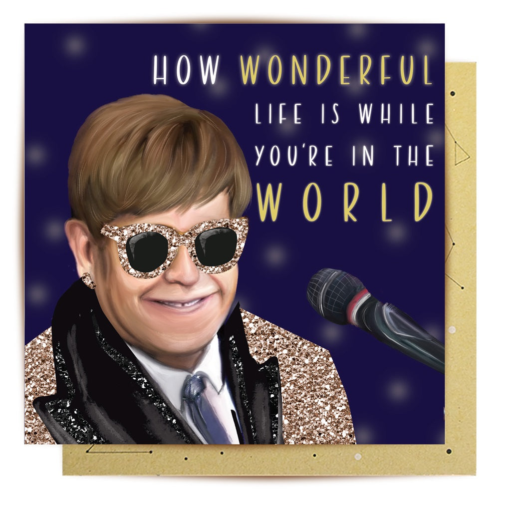 Card-Wonderful Elton