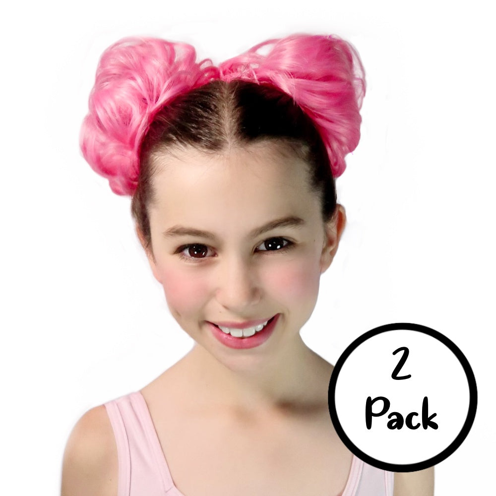 Hair Puffs 2pk Pink