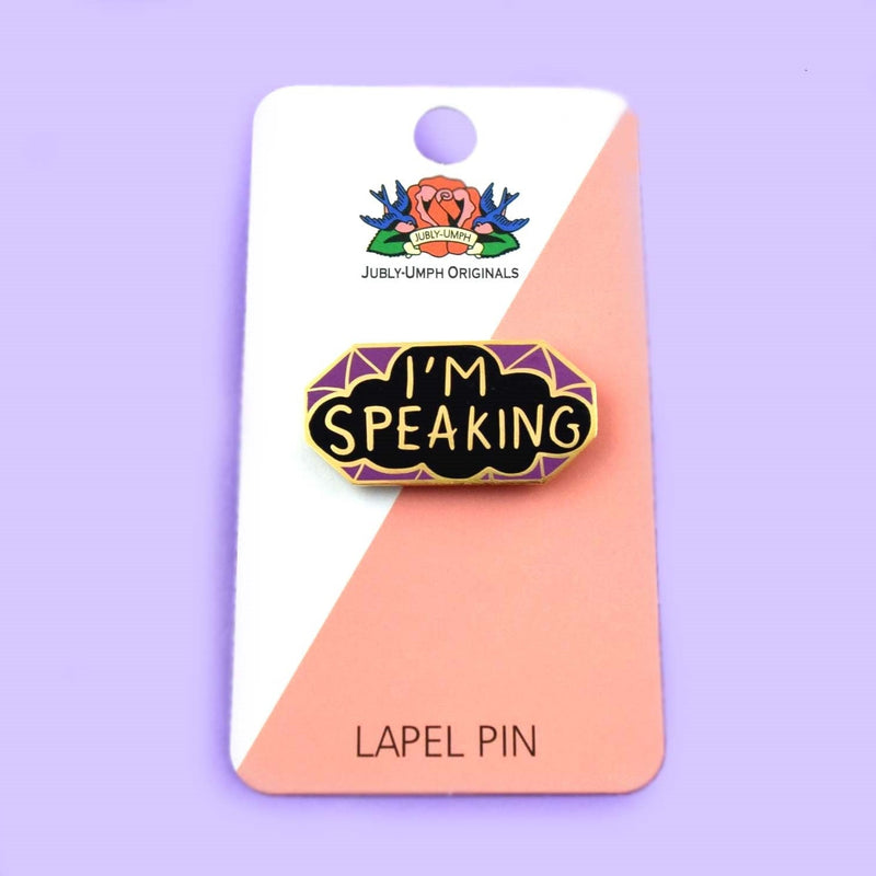Im Speaking Lapel Pin