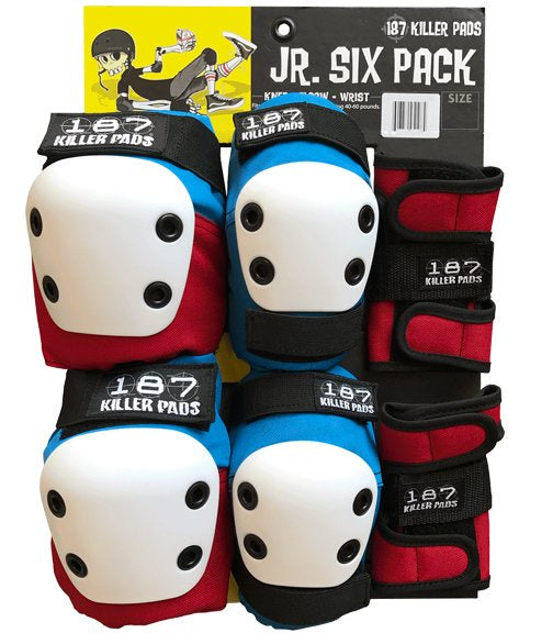 187 Protective Pack Junior Red/Blue