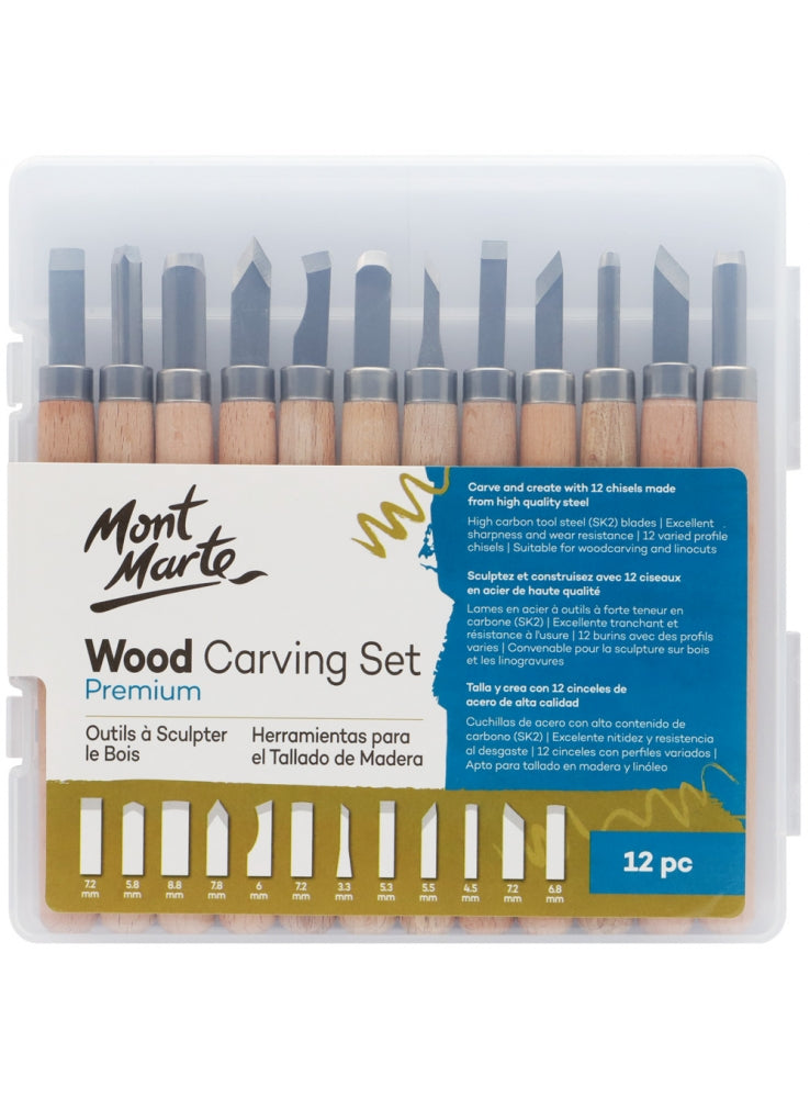 Wood Carving Set 12pc
