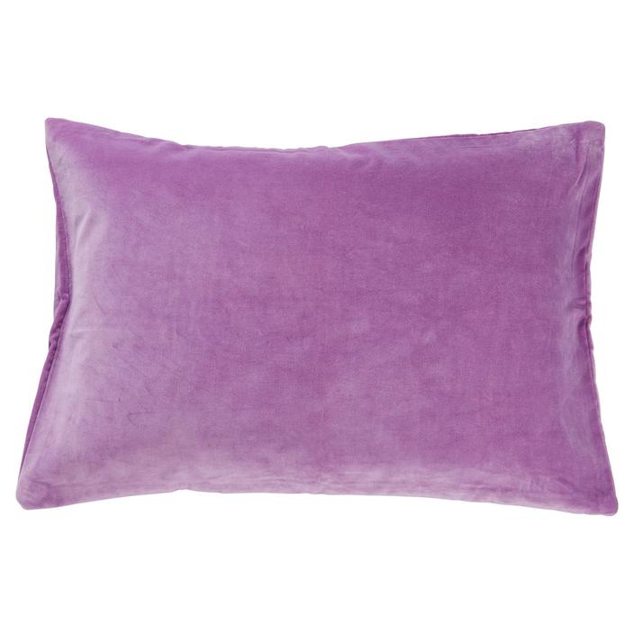 Tanis Velvet Pillowcase - Violet