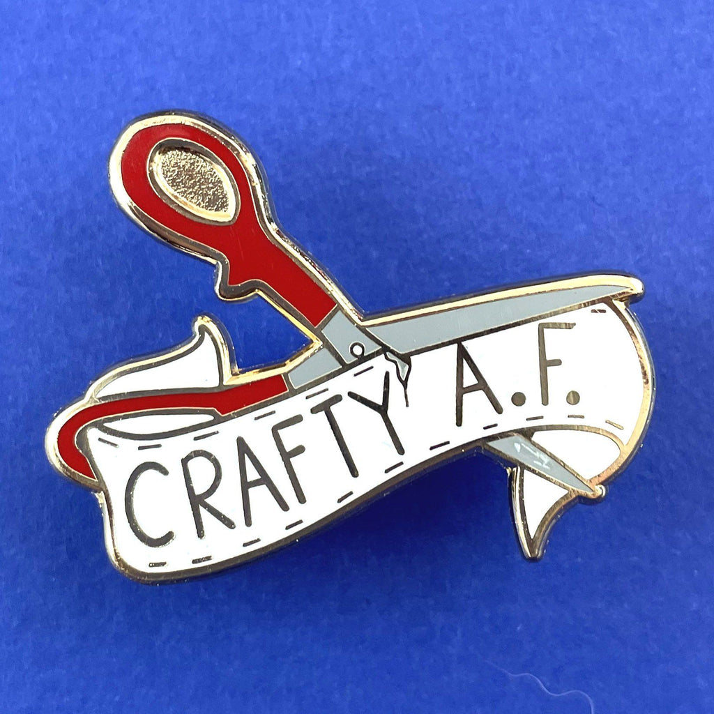 Crafty AF Lapel Pin