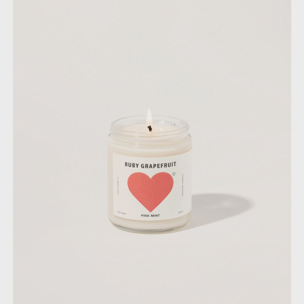 Pink Mint Ruby Grapefruit Candle