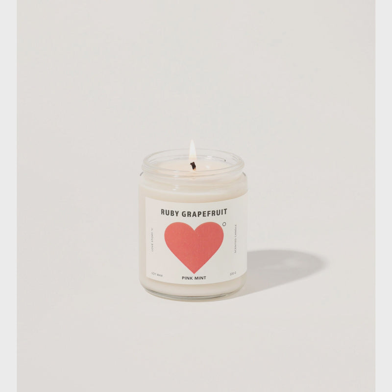Pink Mint Ruby Grapefruit Candle