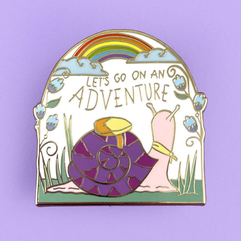 Lets Go on an Adventure Pin