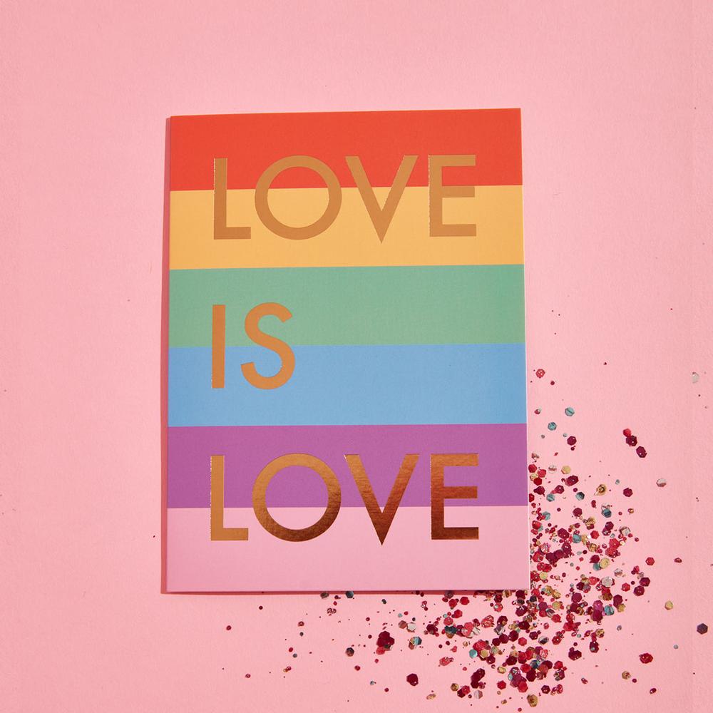 Love is Love Glitter Card