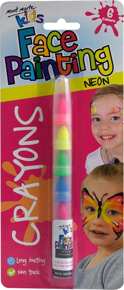 Face Paint Crayons Neon